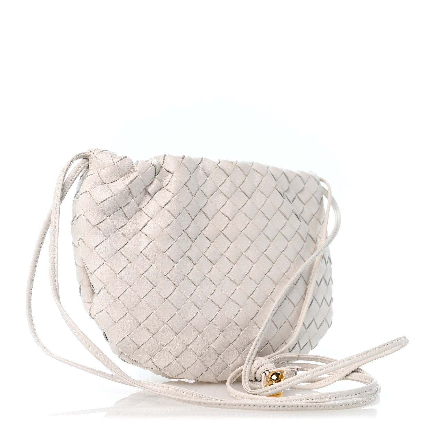 Bottega Veneta Nappa Intrecciato Mini Bulb Chalk 3 of 11
