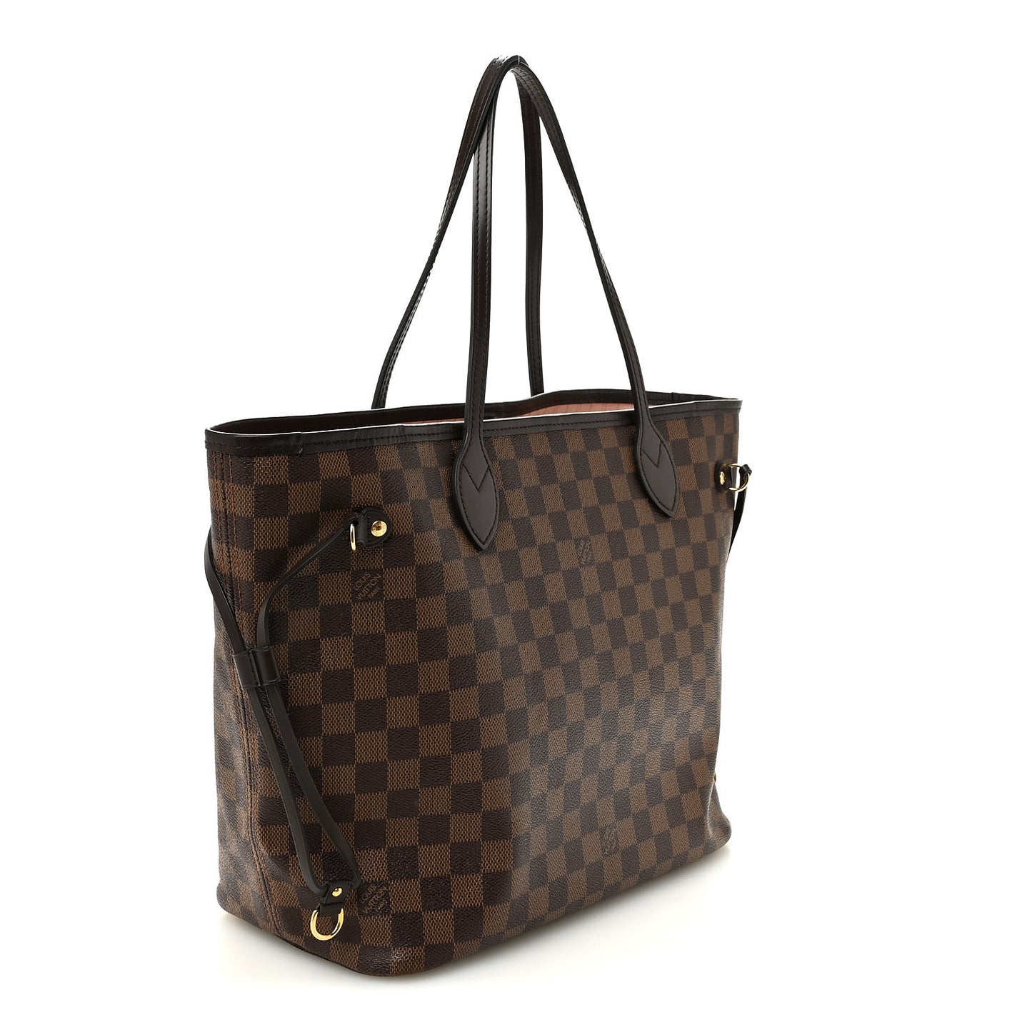 Damier Ebene Neo Neverfull MM Rose Ballerine