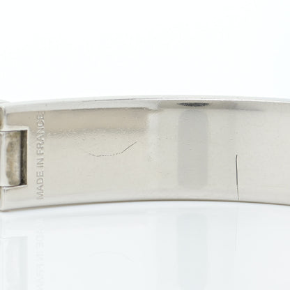 Hermes Enamel Narrow Clic Clac H Bracelet PM White 10 of 11