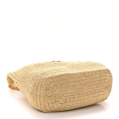 Saint Laurent Raffia Monogram Hobo Naturale 4 of 10