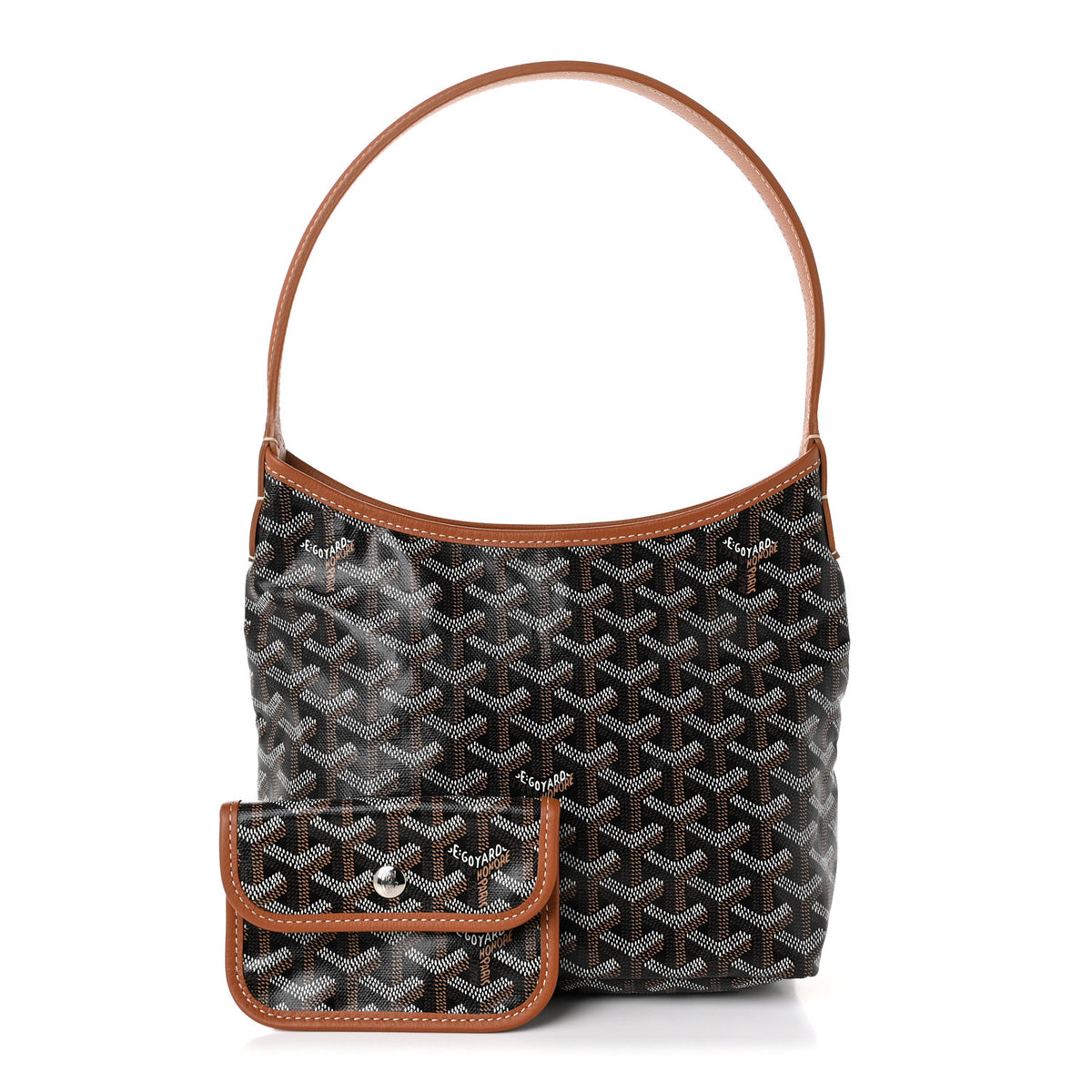 Goyard Goyardine Mini Boheme Hobo Black Gold 3 of 11