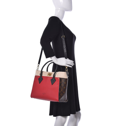 Louis Vuitton Calfskin Monogram On My Side Pirate Red 2 of 9