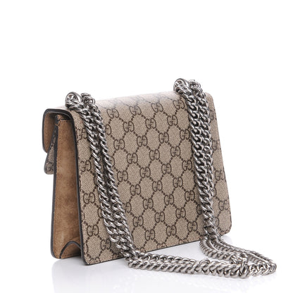 Gucci GG Supreme Monogram Mini Dionysus Shoulder Bag Taupe 3 of 8
