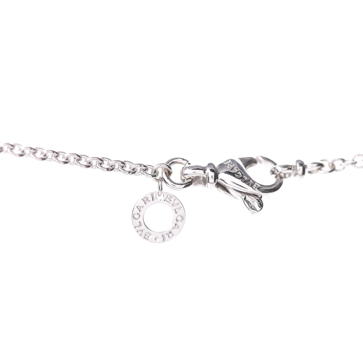 Bulgari 18K White Gold B.Zero1 Pendant Necklace 6 of 6