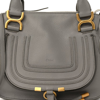 Chloe Calfskin Small Marcie Satchel Cashmere Grey 8 of 10