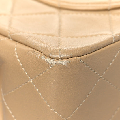 Chanel Lambskin Quilted Small Double Flap Beige 12 of 14
