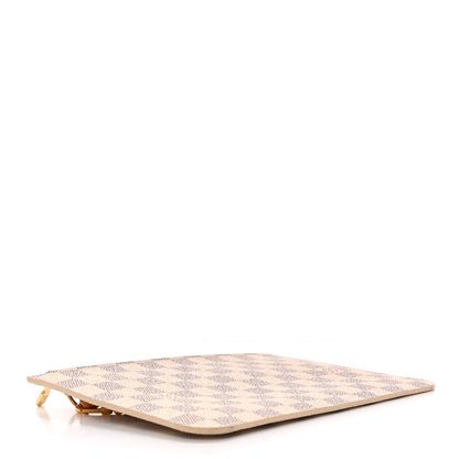 Louis Vuitton Damier Azur Neverfull MM GM Pochette 4 of 12