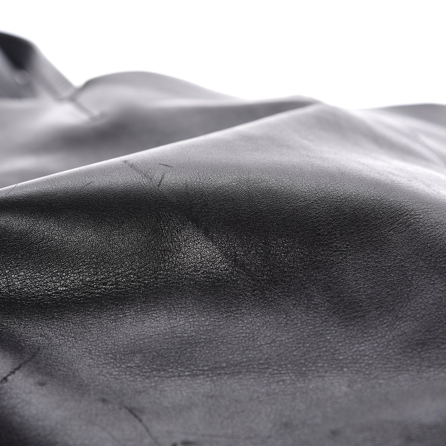 Lambskin Horizontal Cabas Black