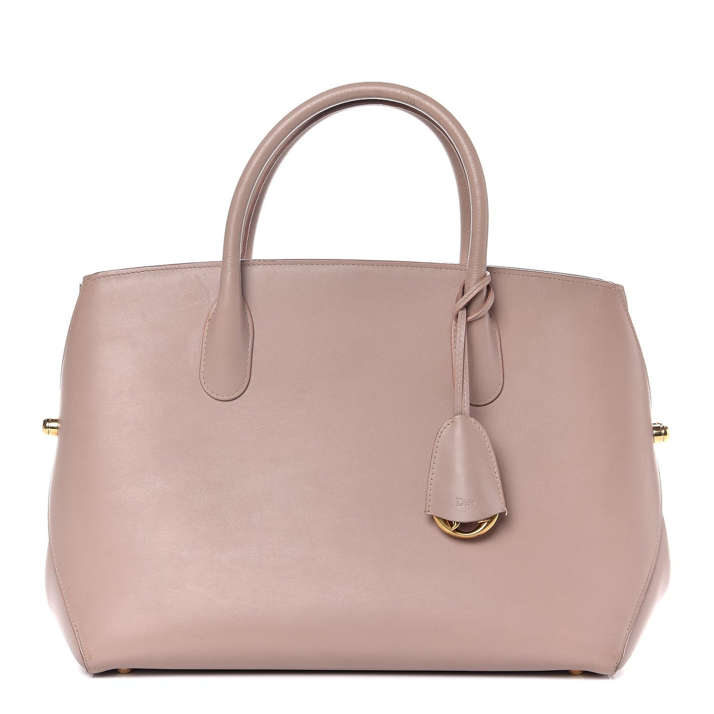 Calfskin Medium Bar Tote Light Pink