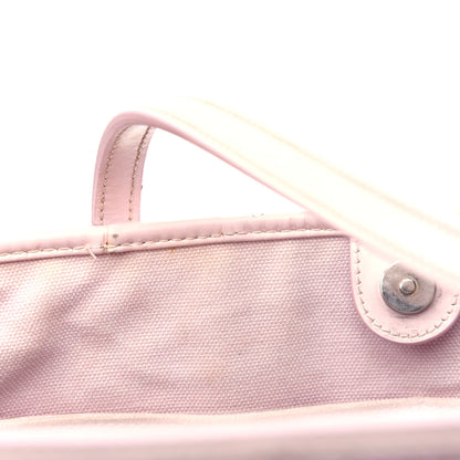 Christian Dior Coated Canvas Cannage Panarea Shopping Tote Pink 11 of 14
