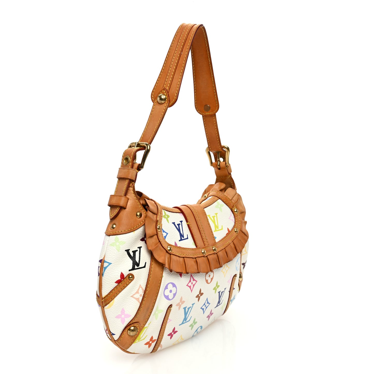Monogram Multicolor Leonor White