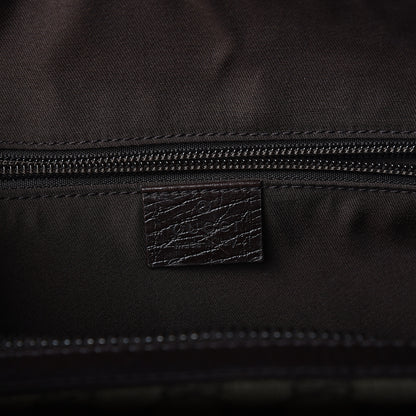 Gucci GG Supreme Monogram Web Medium Carry On Duffle Beige Dark Brown 5 of 8
