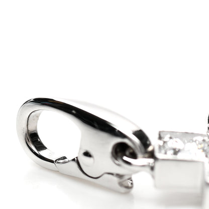 Cartier 18K White Gold Diamond .84ctw Cross Charm Pendant 7 of 8