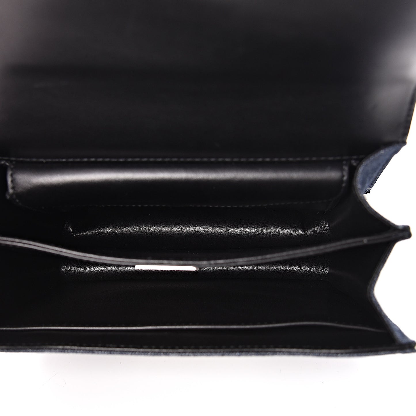 Denim City Calf Cahier Bag Blue Black