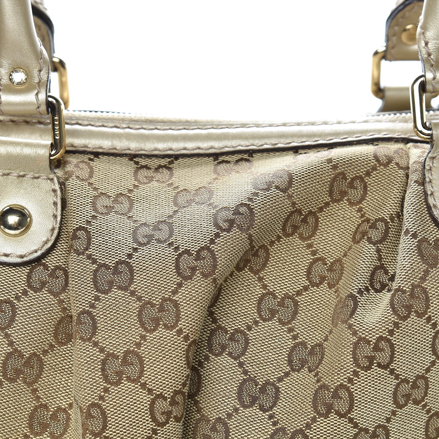 Monogram Medium Sukey Top Handle Bag Golden Beige