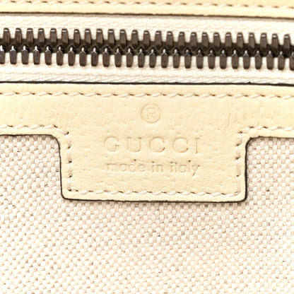 Gucci GG Supreme Monogram Textured Calfskin Web Small Ophidia Day Backpack Beige Ebony Mystic White 6 of 14