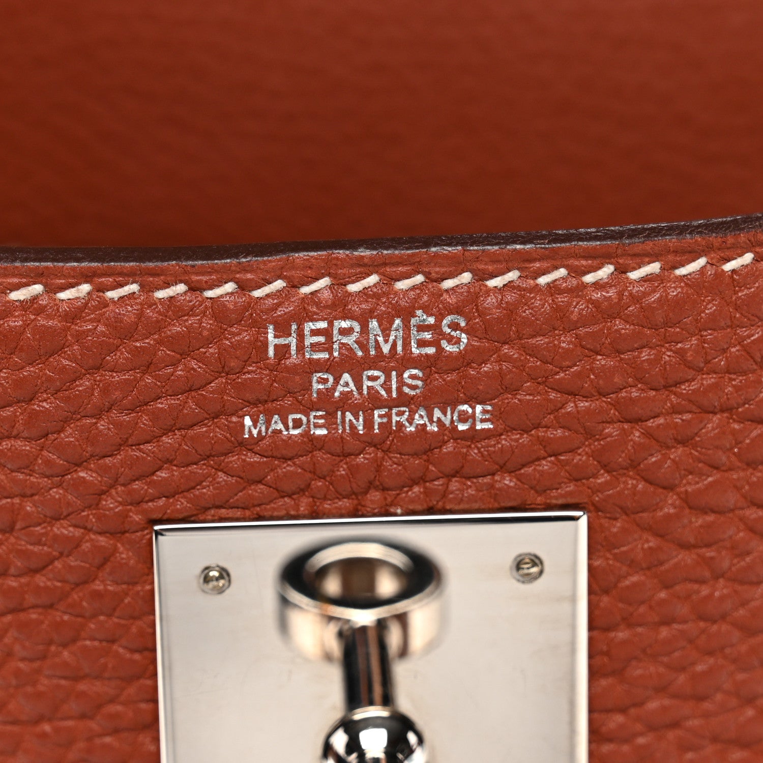 Hermes Togo Kelly Retourne 28 Sienne 6 of 13
