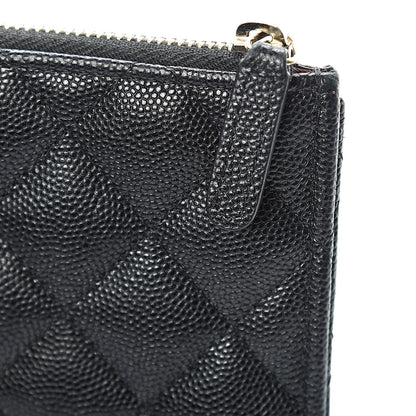 Chanel Caviar Quilted Classic Zip Pouch Black 8 of 12