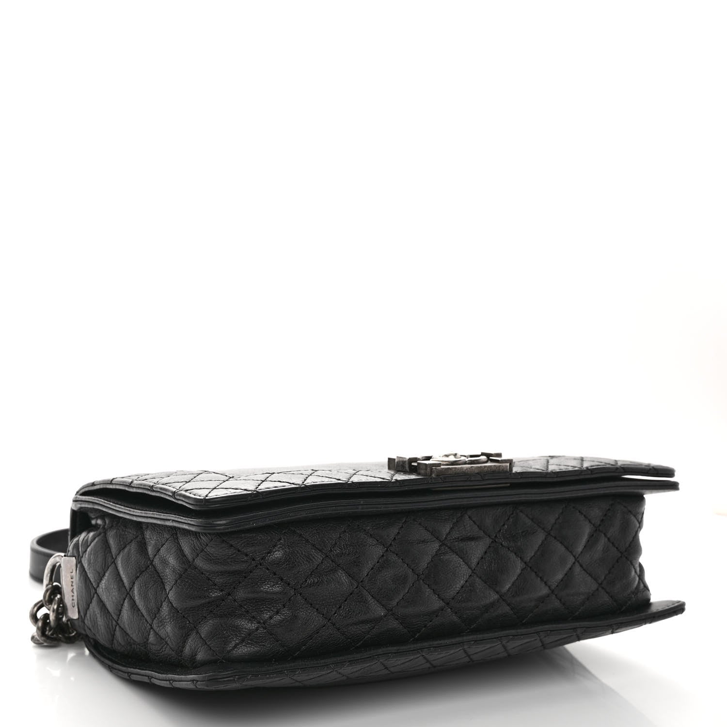 Chanel Calfskin New Medium Boy Reverso Flap Black 4 of 10
