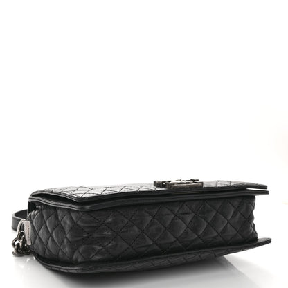 Chanel Calfskin New Medium Boy Reverso Flap Black 4 of 10