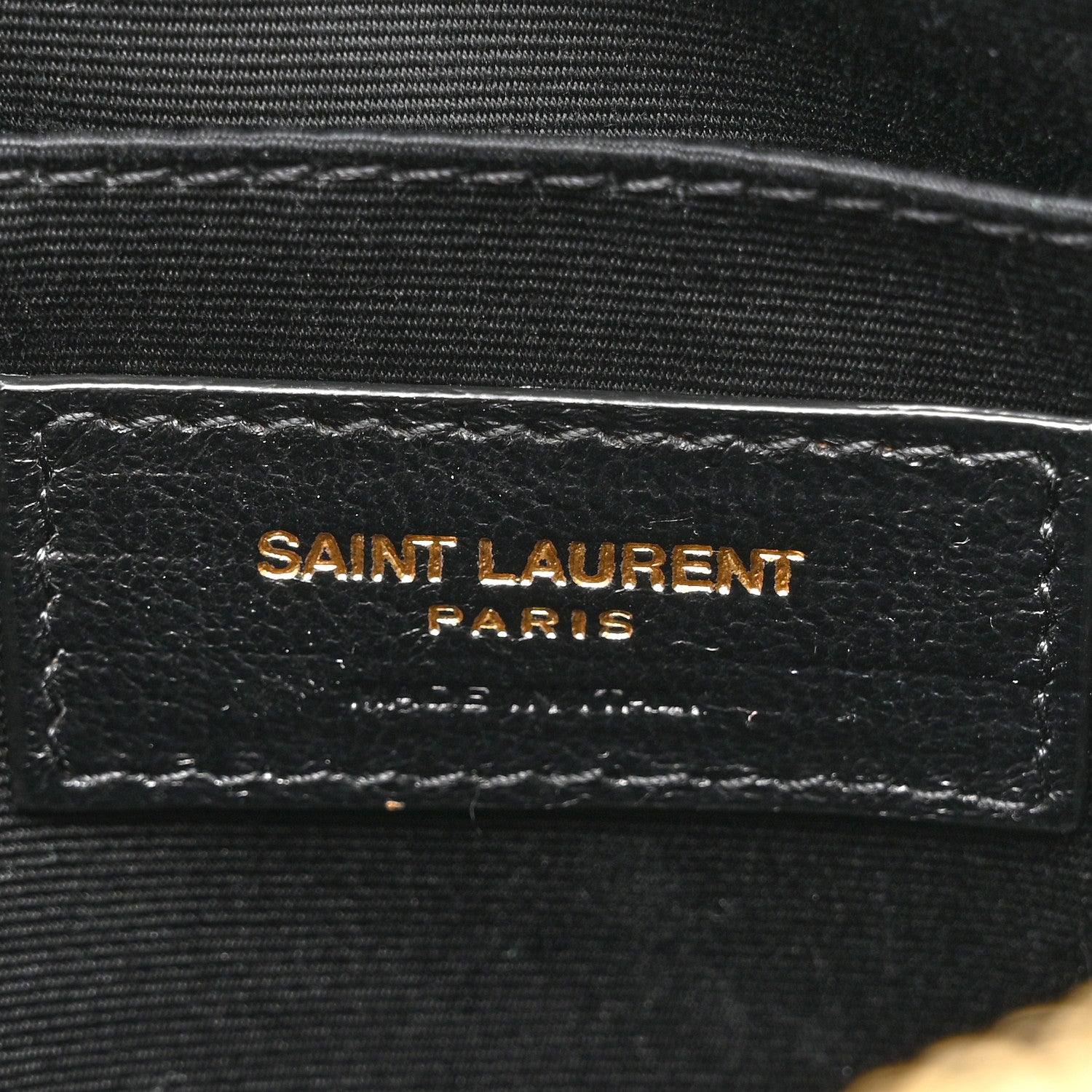 Saint Laurent Calfskin Matelasse Monogram Lou Camera Bag Dark Latte 6 of 12