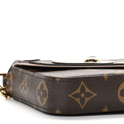 Louis Vuitton Monogram Valentine Dog Pochette Felicie Chain Wallet 5 of 17