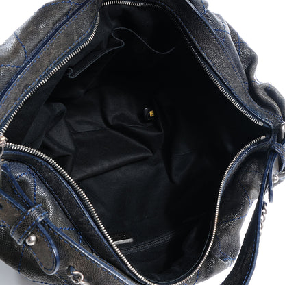 Chanel Caviar Large Outdoor Hobo Black 5 of 7