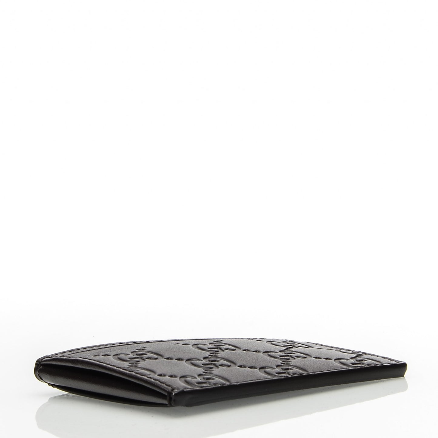 Guccissima Card Holder Dark Brown