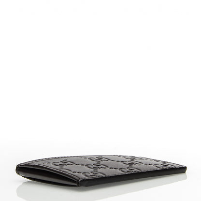 Gucci Guccissima Card Holder Dark Brown 4 of 6