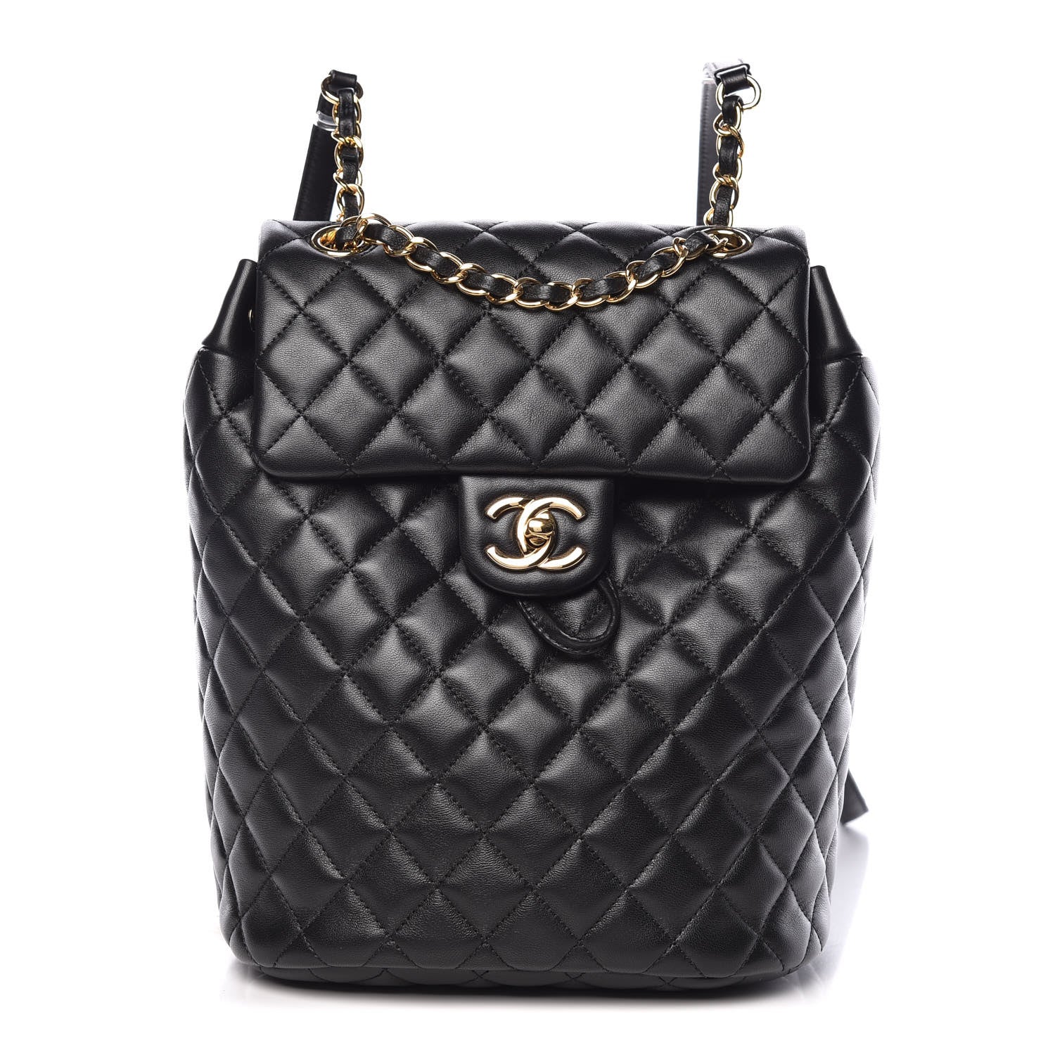 Chanel Lambskin Quilted Small Urban Spirit Backpack Black 1 of 11