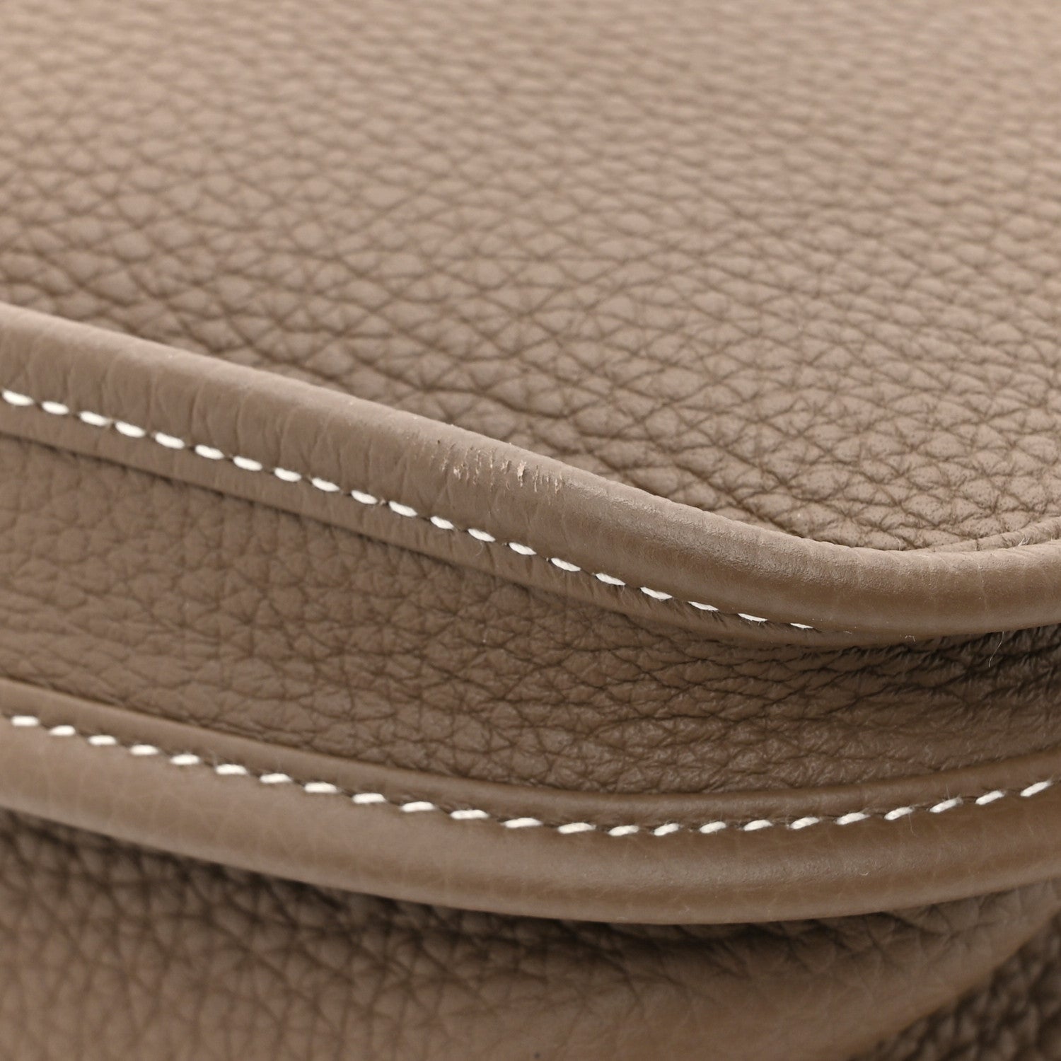 Hermes Taurillon Clemence Evelyne III PM Etoupe 11 of 12