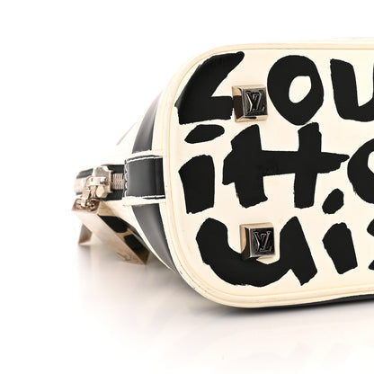 Louis Vuitton Graffiti Alma MM Black 8 of 13