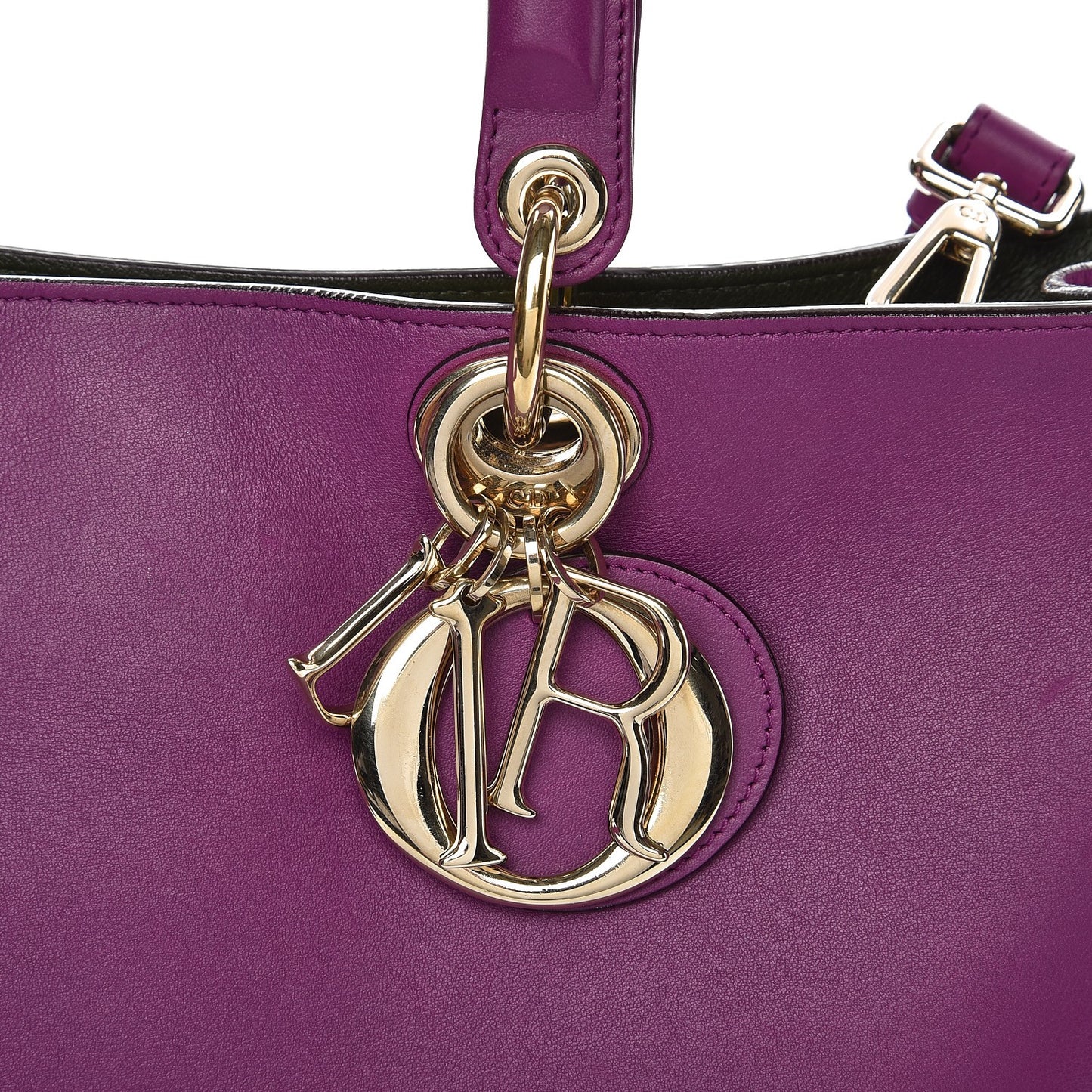 Calfskin Large Diorissimo Bag Purple