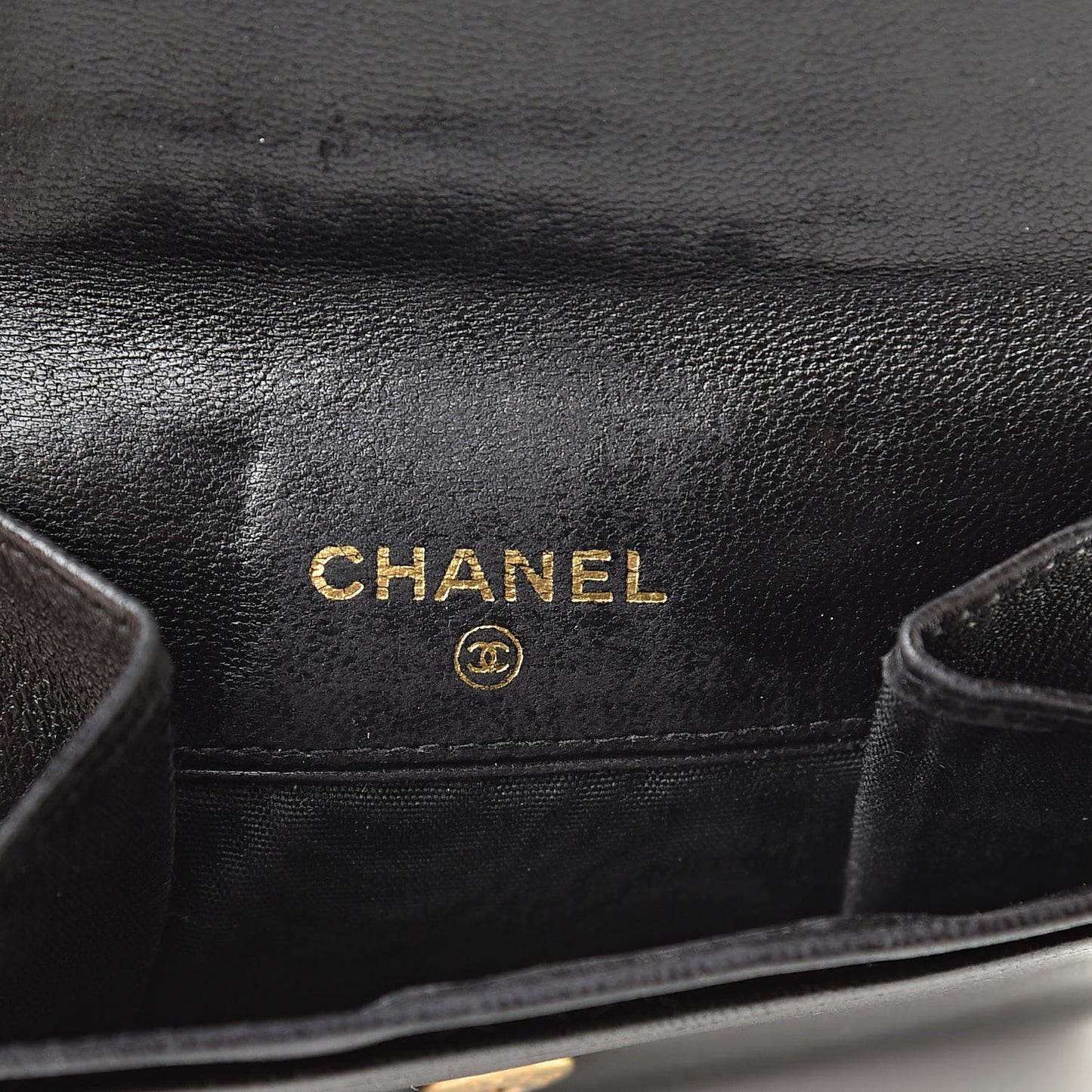Calfskin Timeless Coin Purse Black