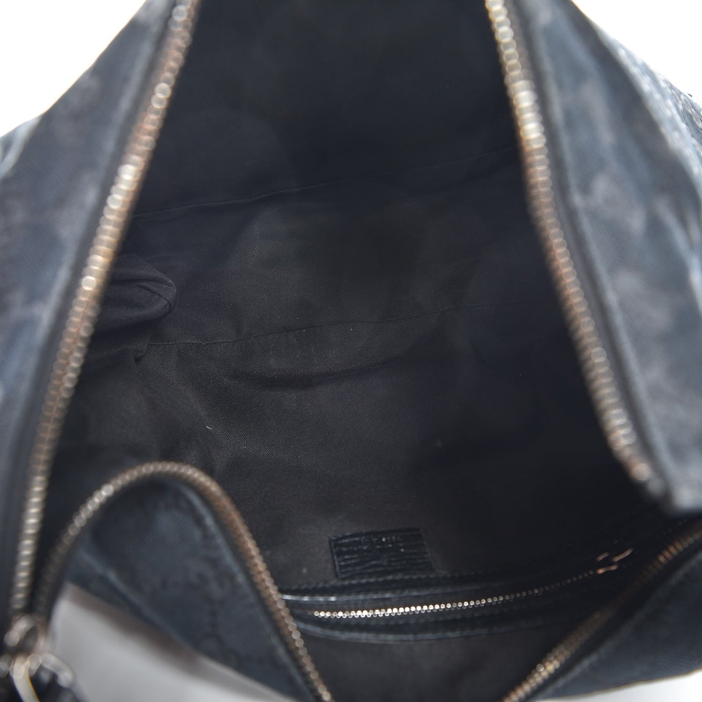 Monogram Large Horsebit Chain Hobo Black
