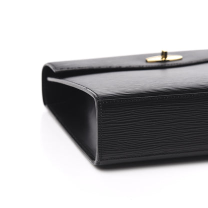 Louis Vuitton Epi Malesherbes Black 9 of 11