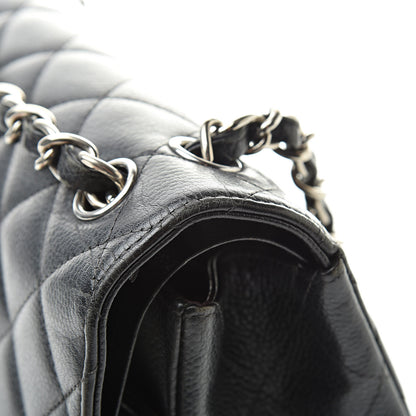 Chanel Caviar Quilted Jumbo Double Flap Black 14 of 17