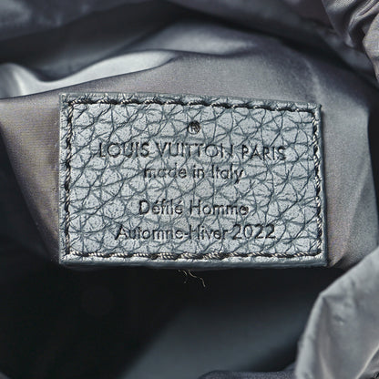 Louis Vuitton Taurillon Monogram Chalk Pouch Granite Gray 6 of 9