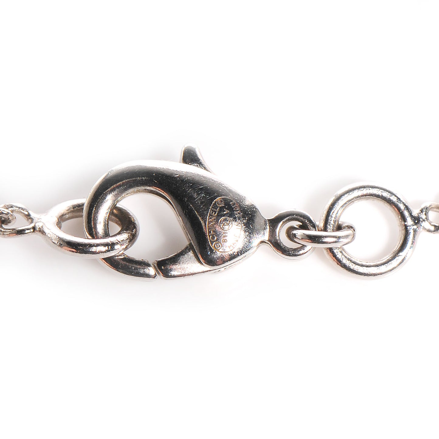 Crystal CC Timeless Necklace Silver