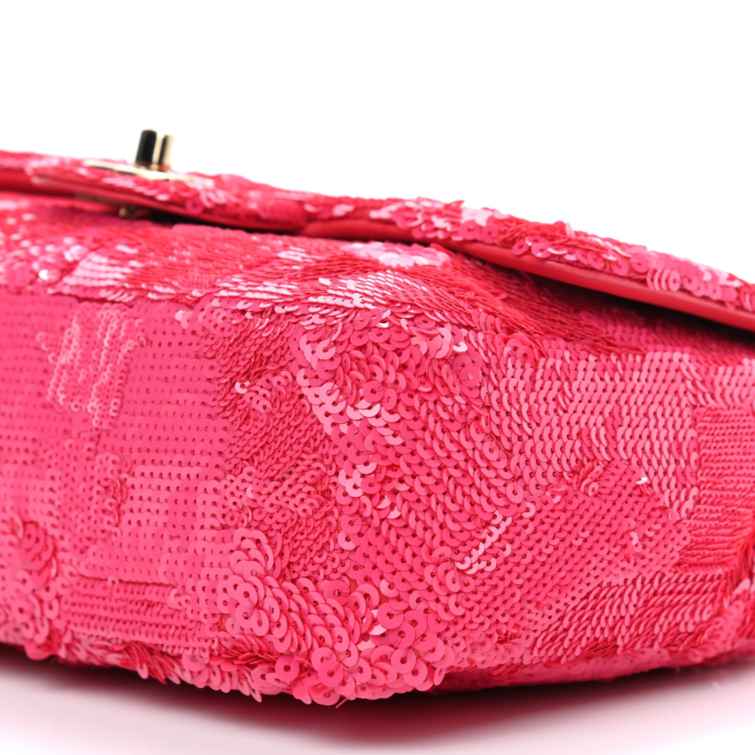 Chanel Sequin Medium Single Flap Pink 9 of 9