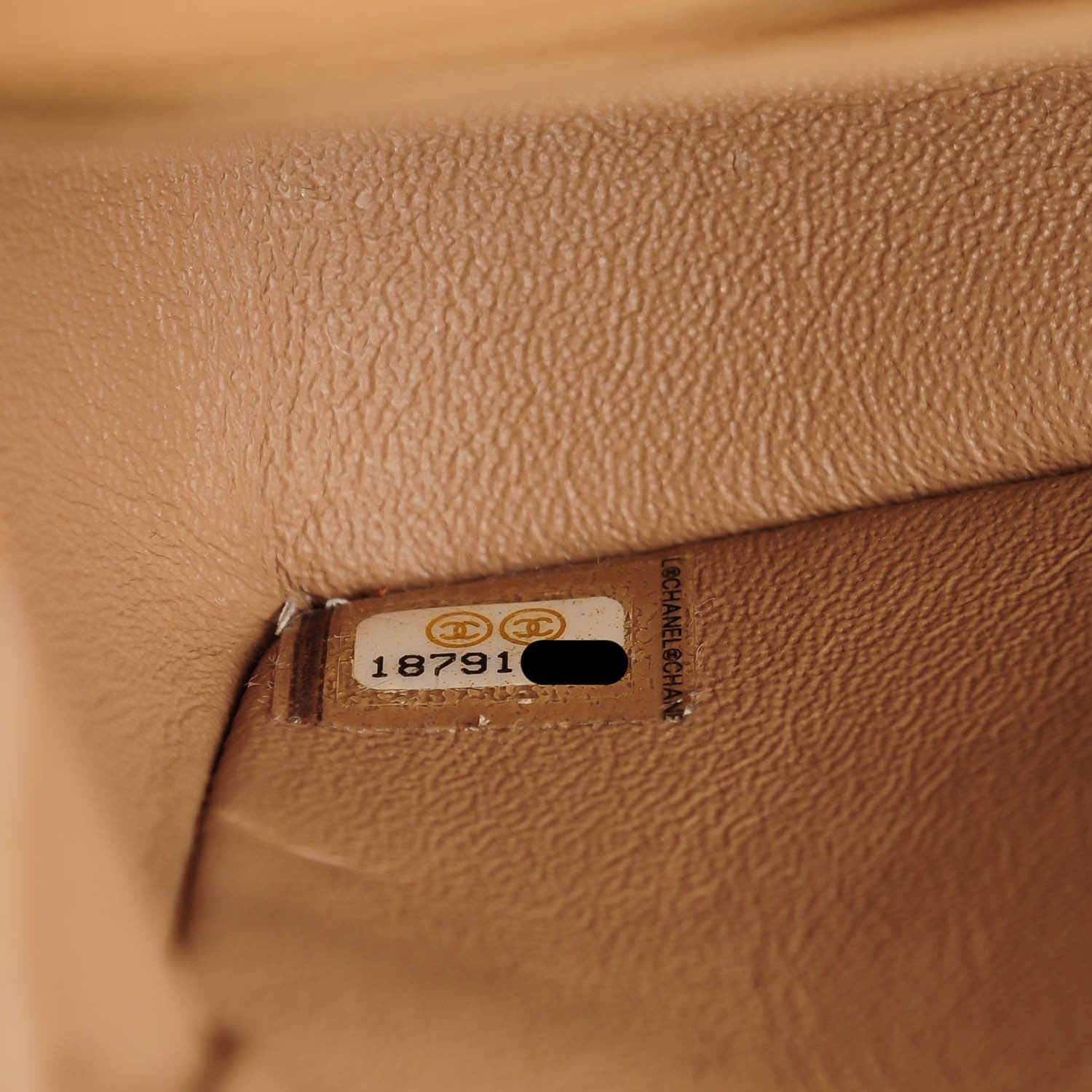 Chanel Lambskin Quilted Mini Rectangular Flap Beige 8 of 8