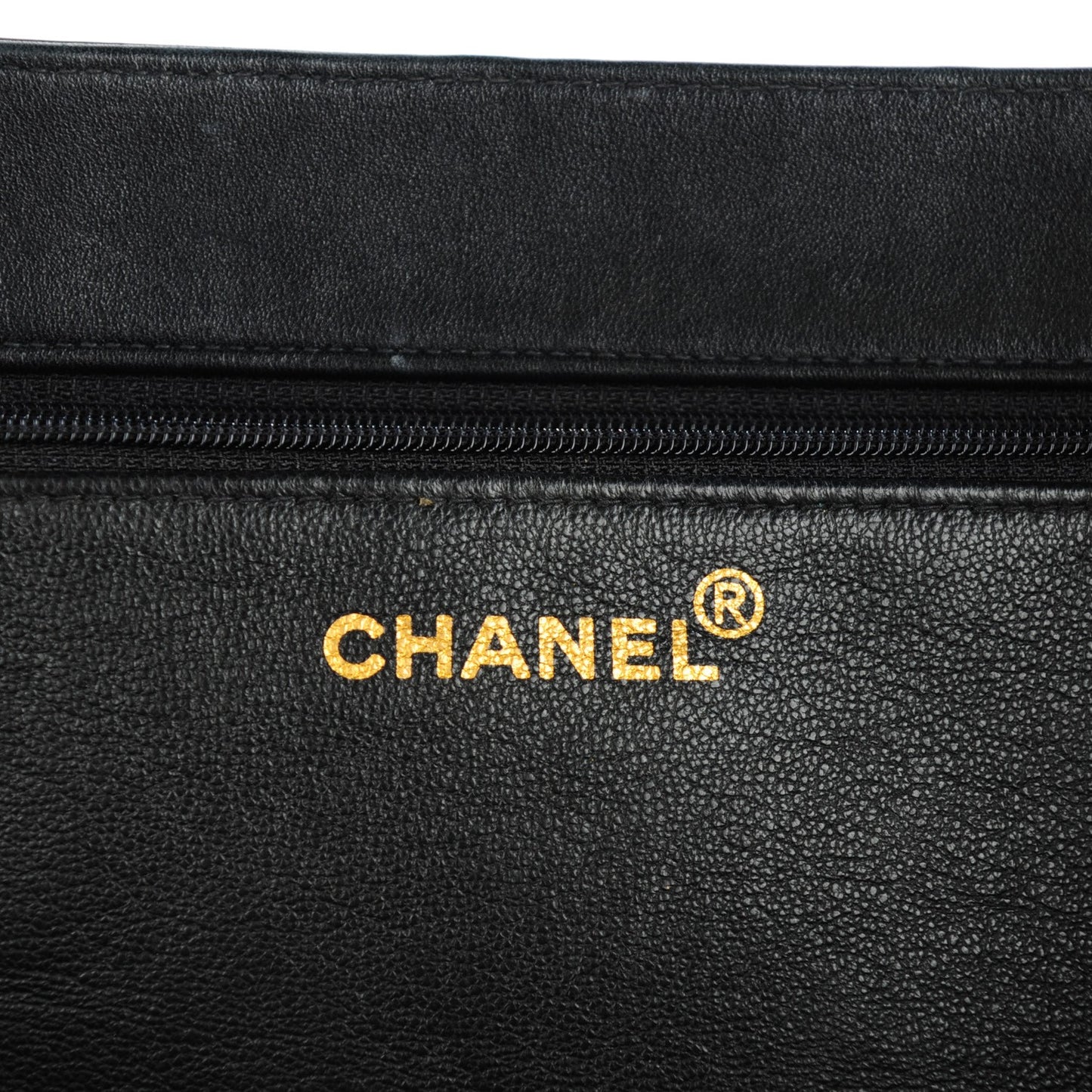 Lambskin Jumbo Shoulder Bag Black