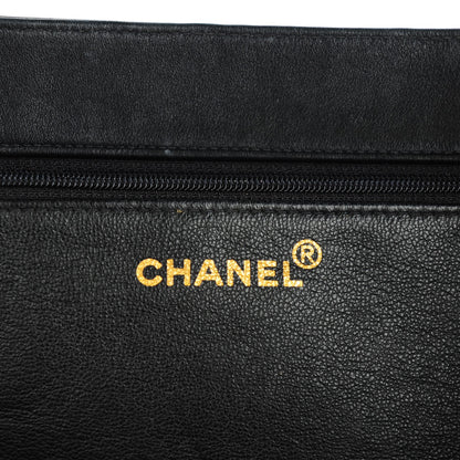 Chanel Lambskin Jumbo Shoulder Bag Black 7 of 8