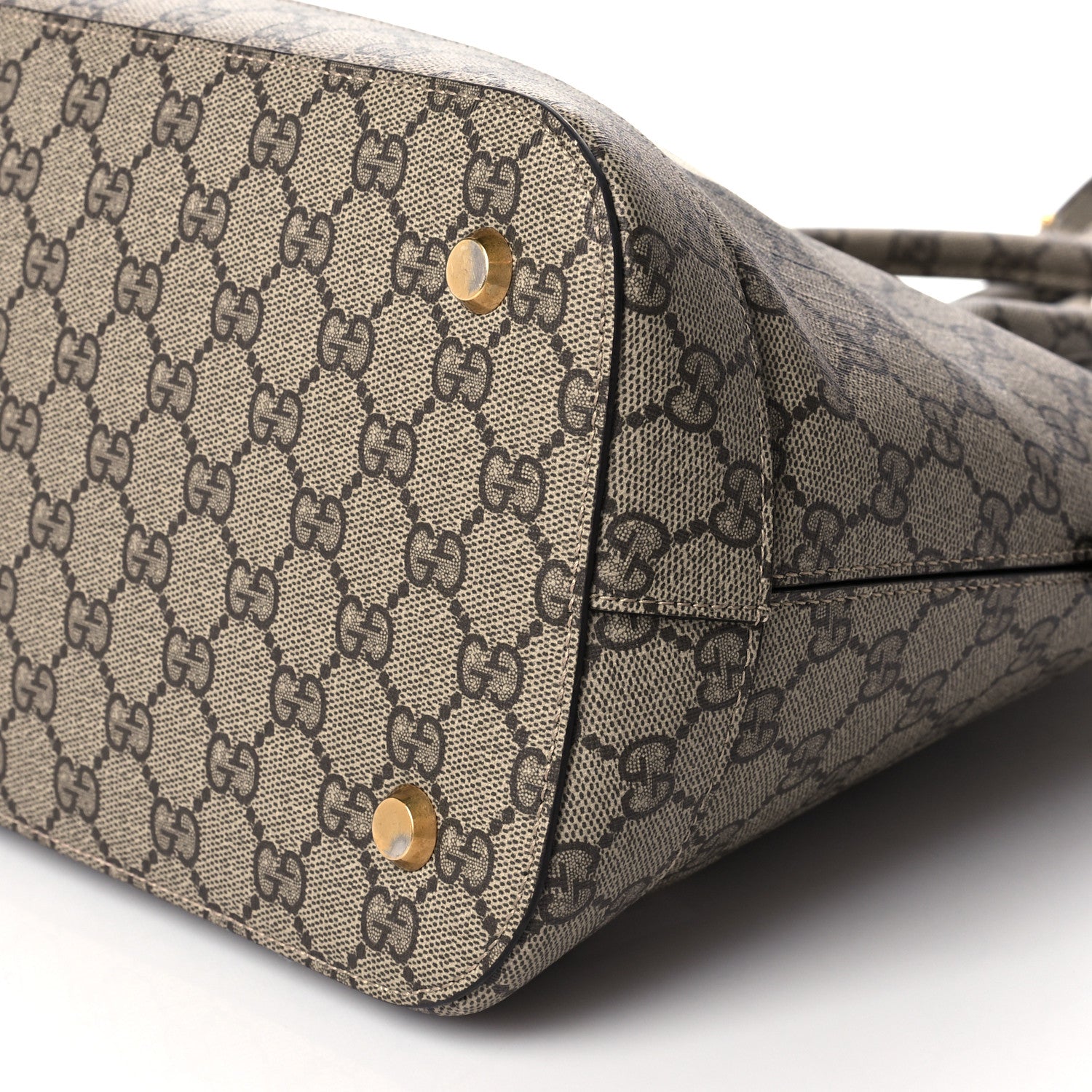 Balenciaga X GUCCI GG Supreme Monogram Medium Ville Top Handle Beige Ebony 11 of 14