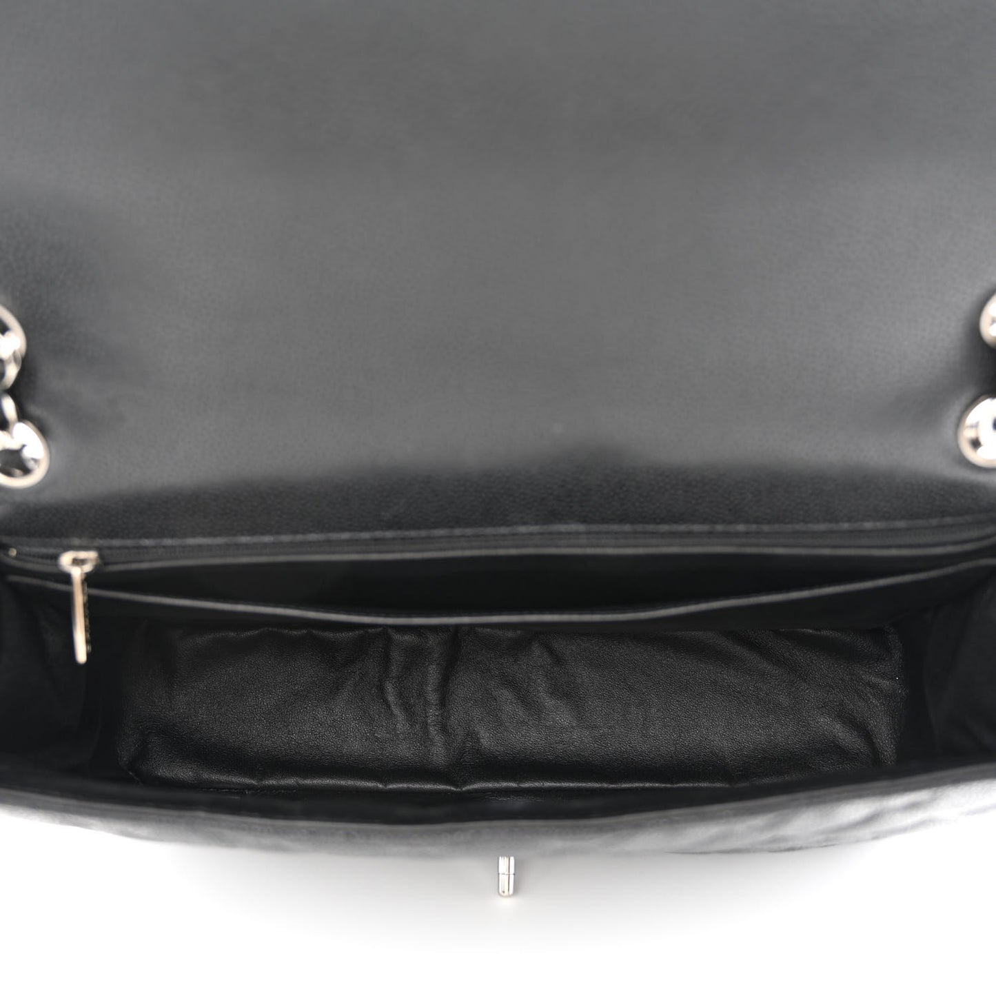 Caviar Quilted Maxi Single Flap Black