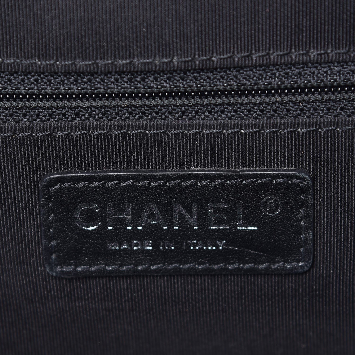 Chanel Calfskin Quilted Large Easy Shopping Tote Black 5 of 10