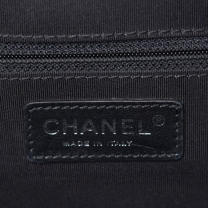 Chanel Calfskin Quilted Large Easy Shopping Tote Black 5 of 10