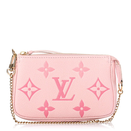 Louis Vuitton Empreinte Monogram Giant By The Pool Mini Pochette Accessories Bouton De Rose 1 of 4
