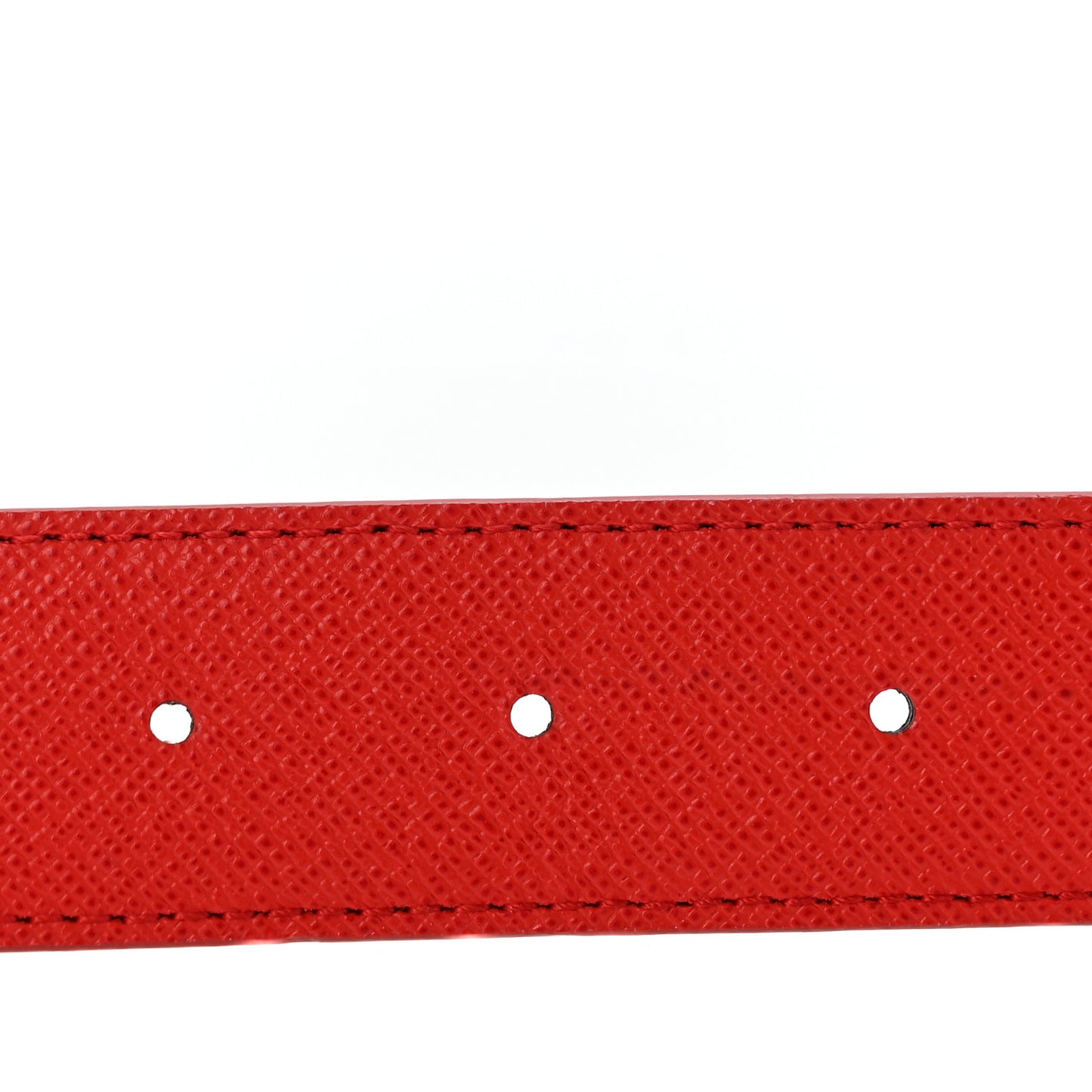 Monogram 30mm LV Initiales Reversible Belt 80 32 Coquelicot