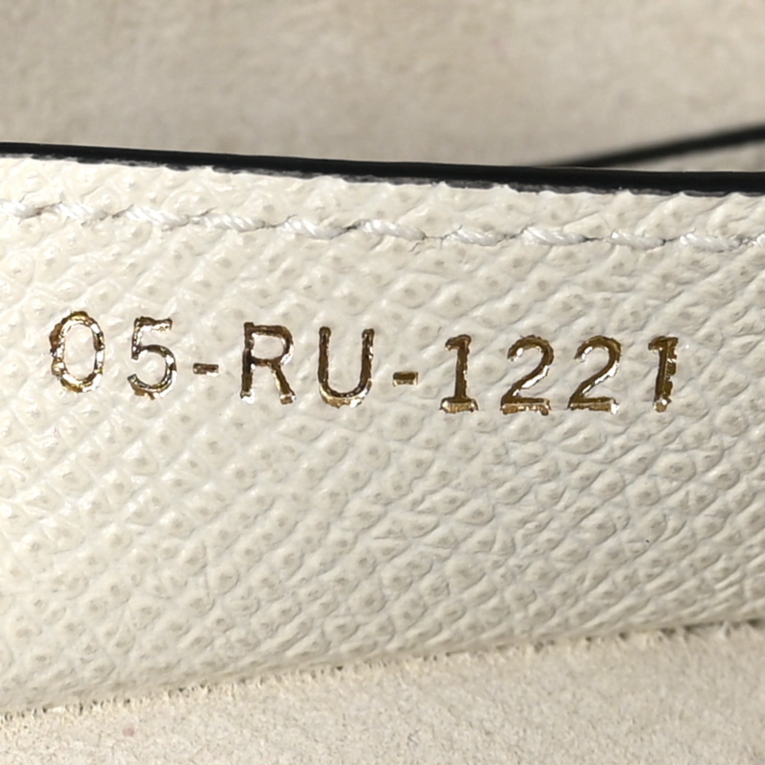 Christian Dior Grained Calfskin Saddle Bag White 7 of 11